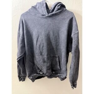 Unisex Gray Washed Out Hoodie - Size S/M